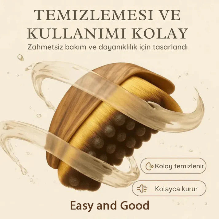 Lenf Drenaj ve Yüz Şekillendirici Çok Fonksiyonlu Yumuşak Yüz Fırçası