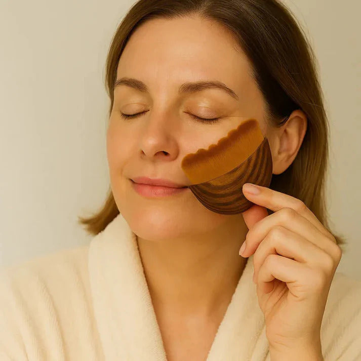 Lenf Drenaj ve Yüz Şekillendirici Çok Fonksiyonlu Yumuşak Yüz Fırçası